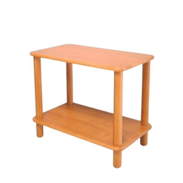 โต๊ะข้างไม้ยางพารา MAAI DESIGN รุ่น AKINO SIDE TABLE สีโอ๊ค